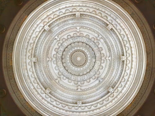 Free White and Brown Round Ceiling Stock Photo