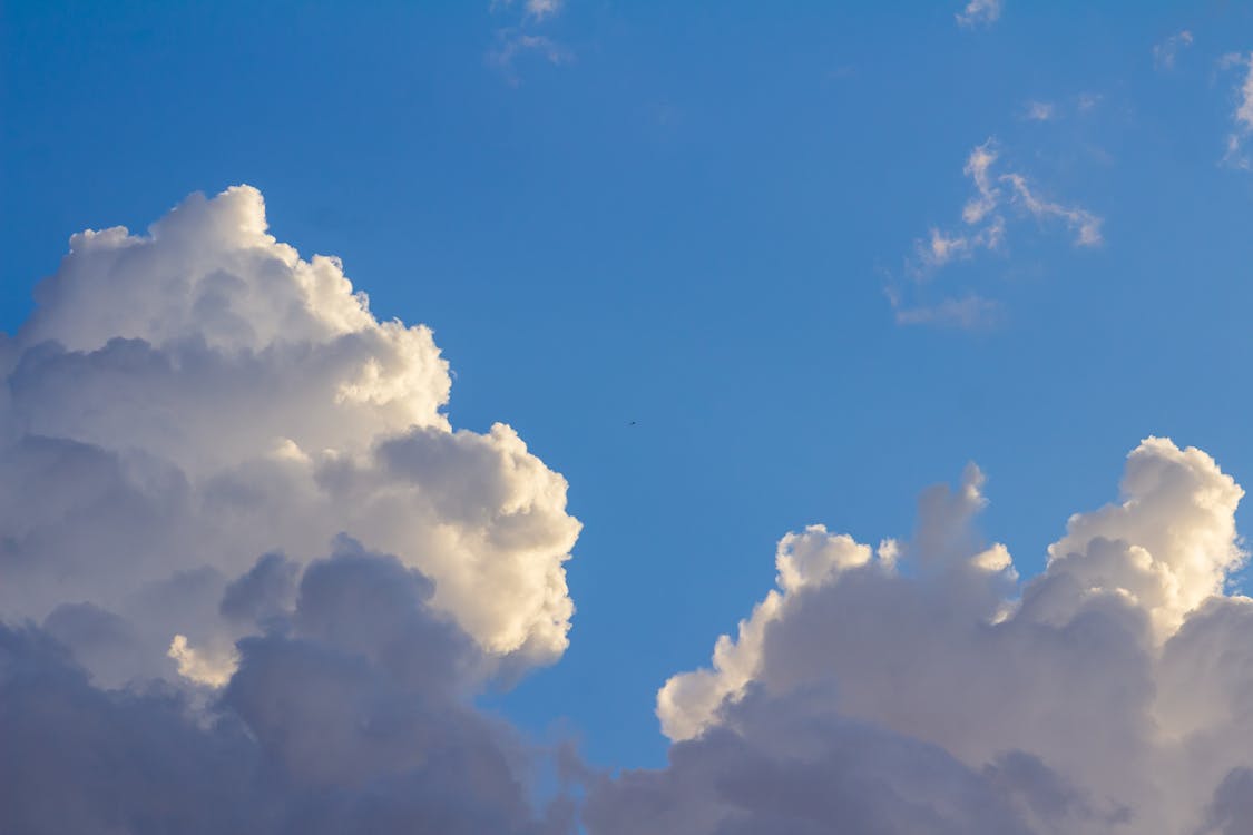 White Clouds and Blue Sky