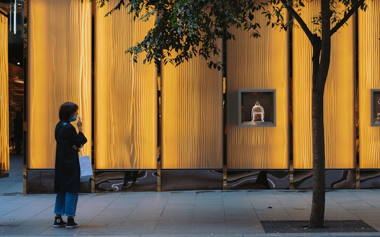 Person Smoking Outdoors