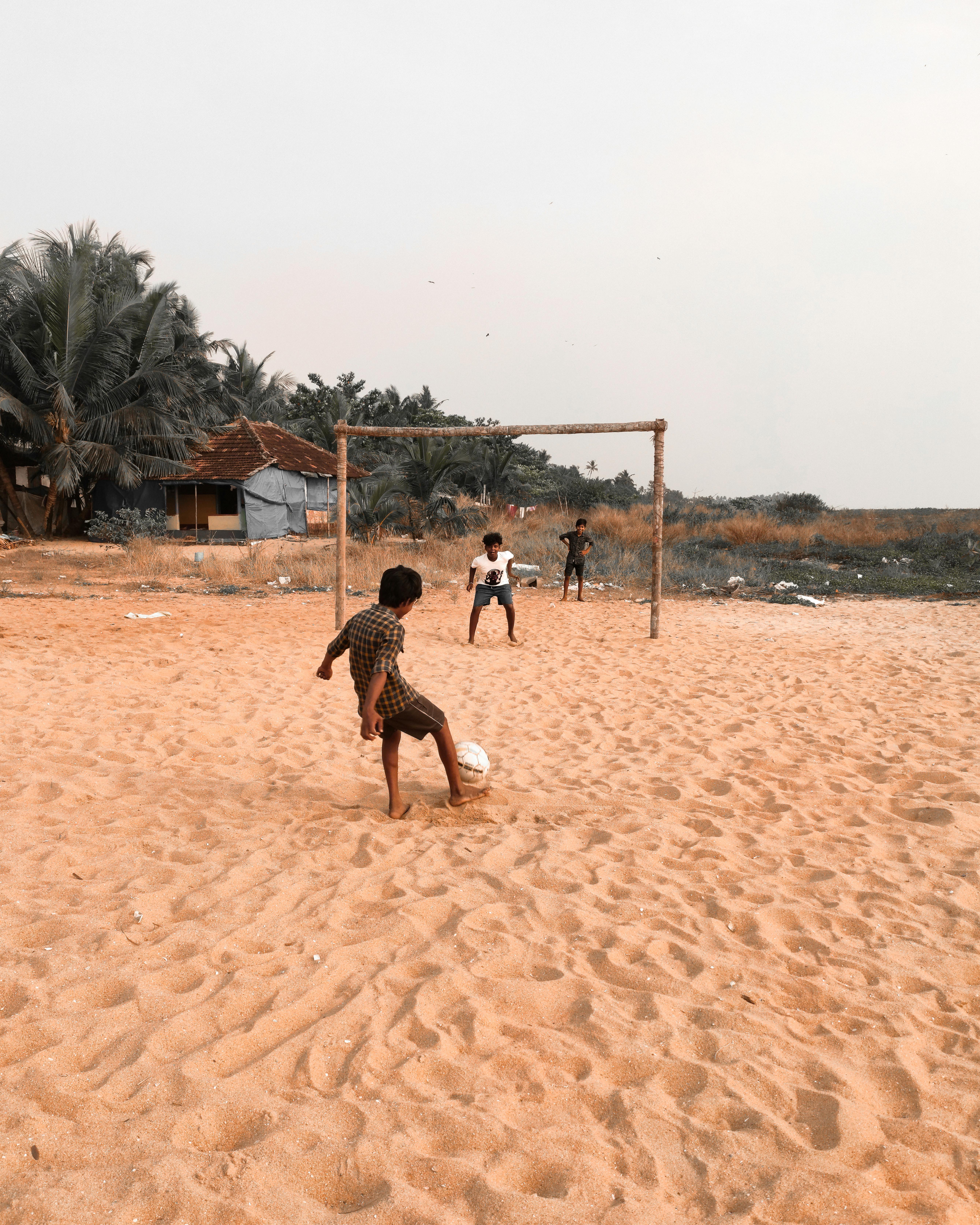 kids playing soccer