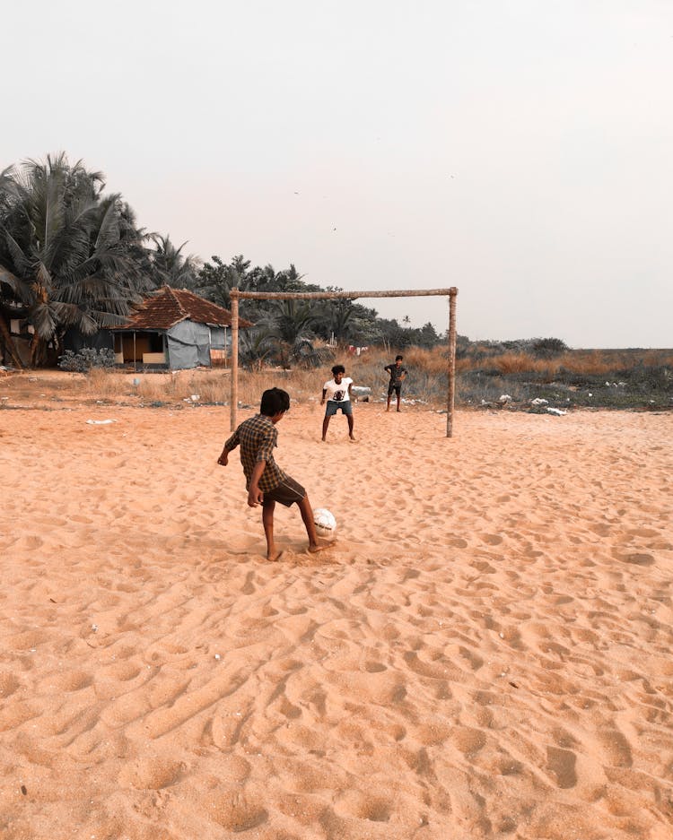 Kids Playing Soccer