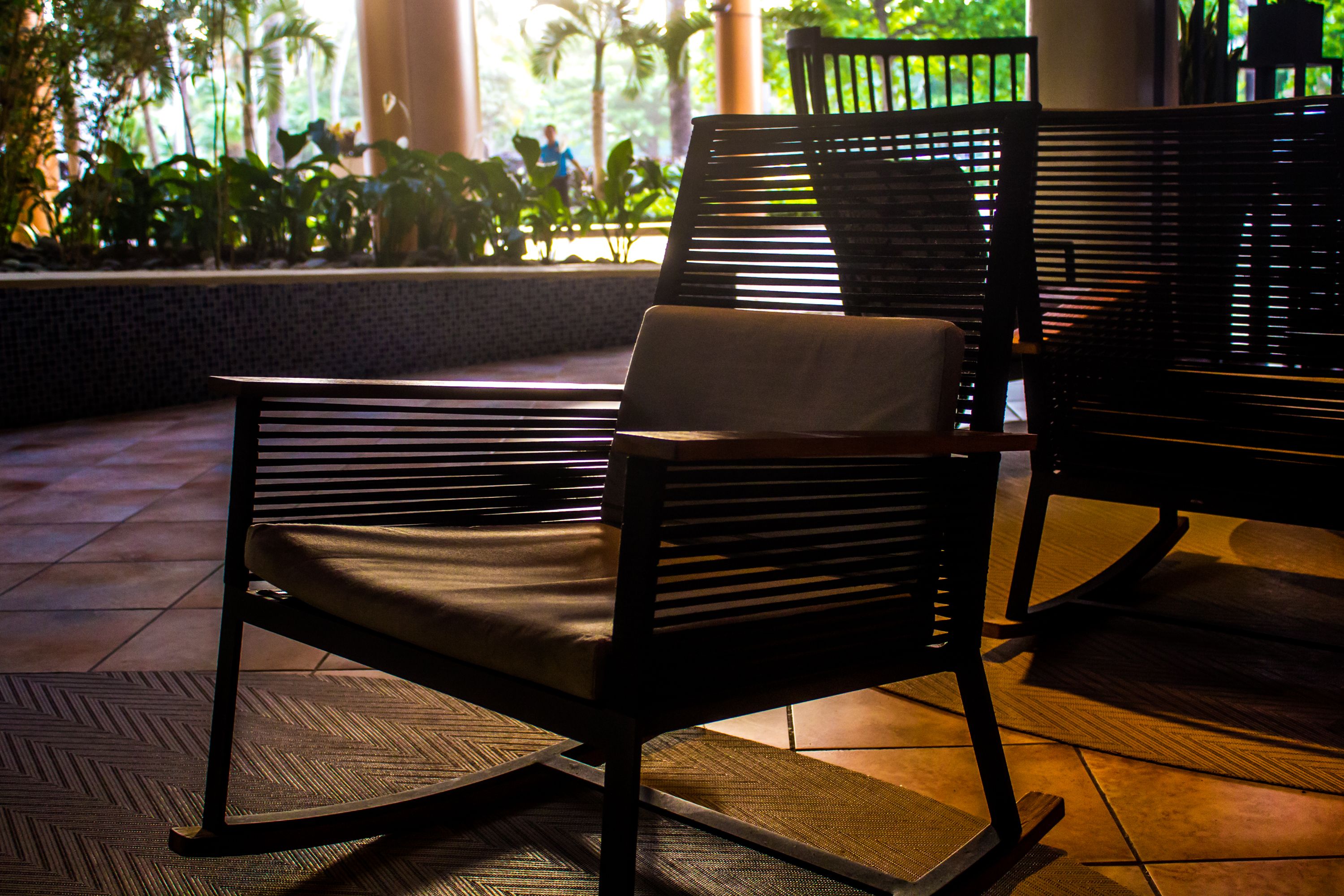 Free stock photo of hotel lobby, rocking chair, San Juan Puerto Rico