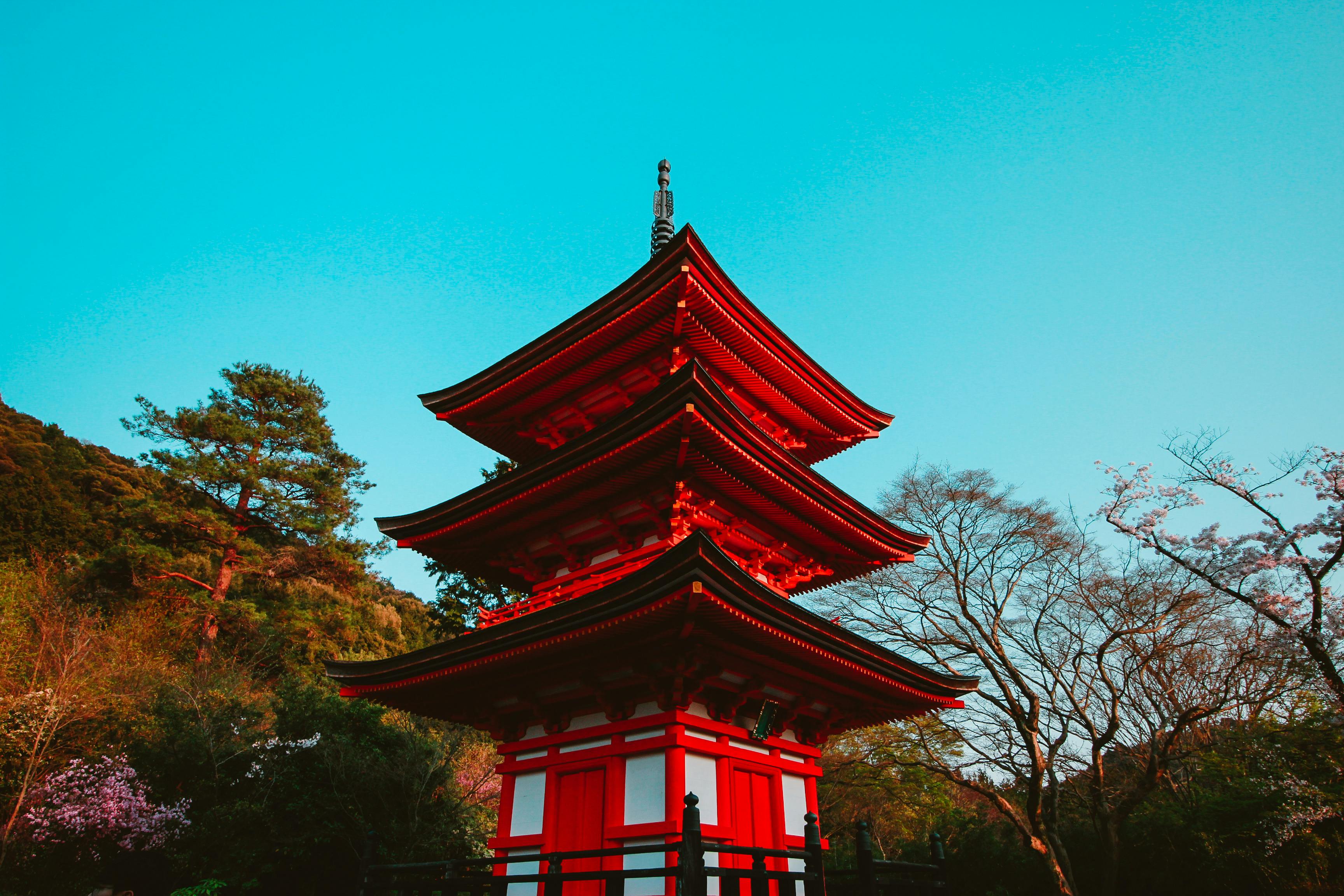 Free stock photo of japan, japanese culture, red