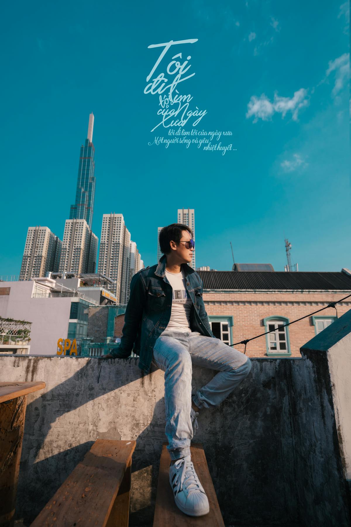 View of Bondi Beach shoreline with people on the sand