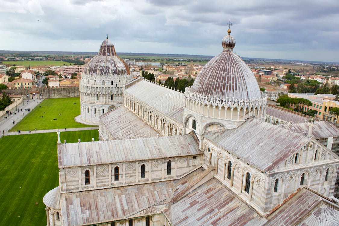 Aerial Shot Of Cattedrale Di Pisa