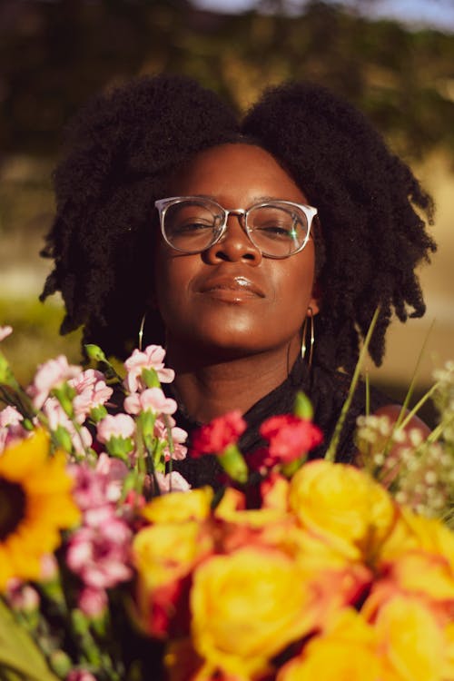 Woman Wearing Eyeglasses