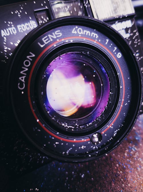 Black Canon Camera Lens 