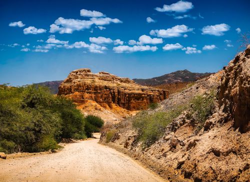 Free Explore the dramatic red rock formations and desert landscape in Salta, Argentina. Stock Photo