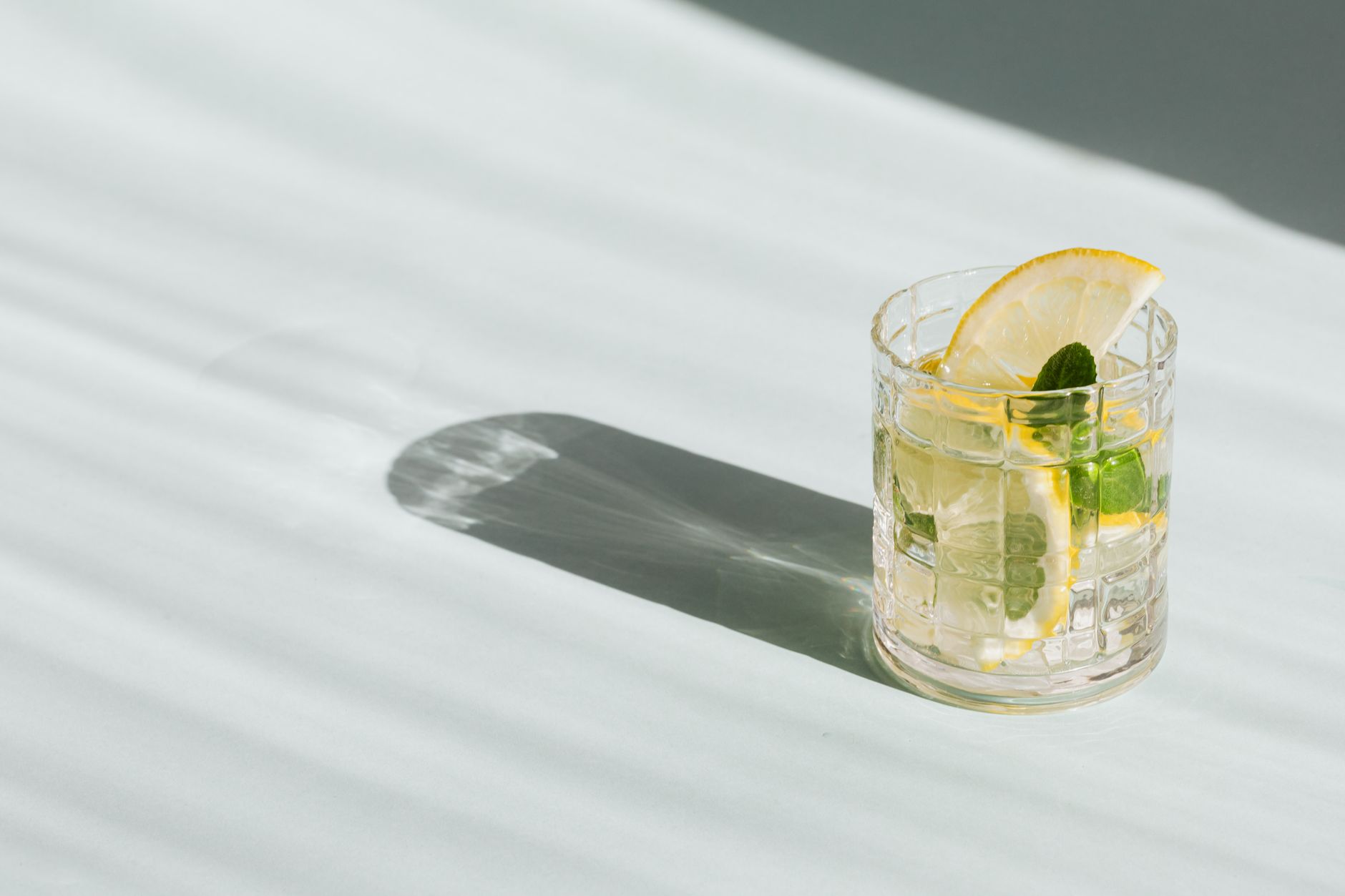 Colorful tropical punch hard seltzer