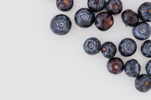 Free Chaotic composition of clean blueberries Stock Photo