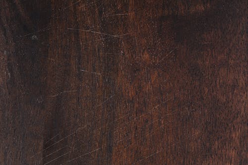 Wooden surface with knife marks
