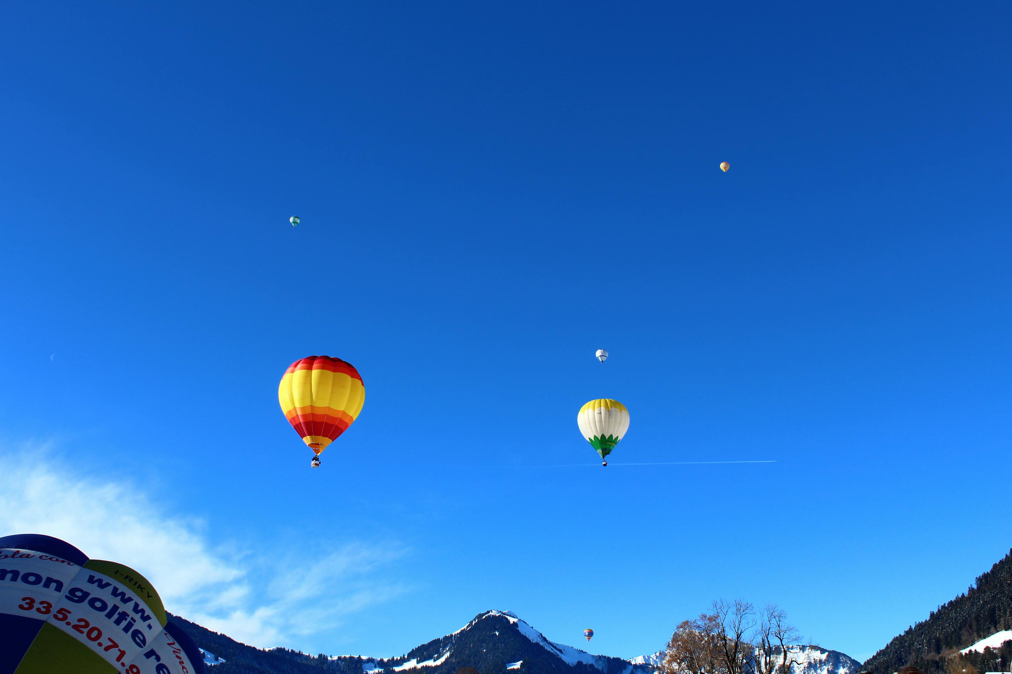 Free stock photo of alps, ballooing, balloon