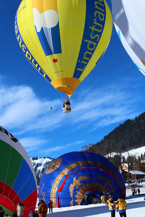Free stock photo of alps, ballooing, balloon