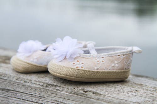Free stock photo of baby shoes Stock Photo