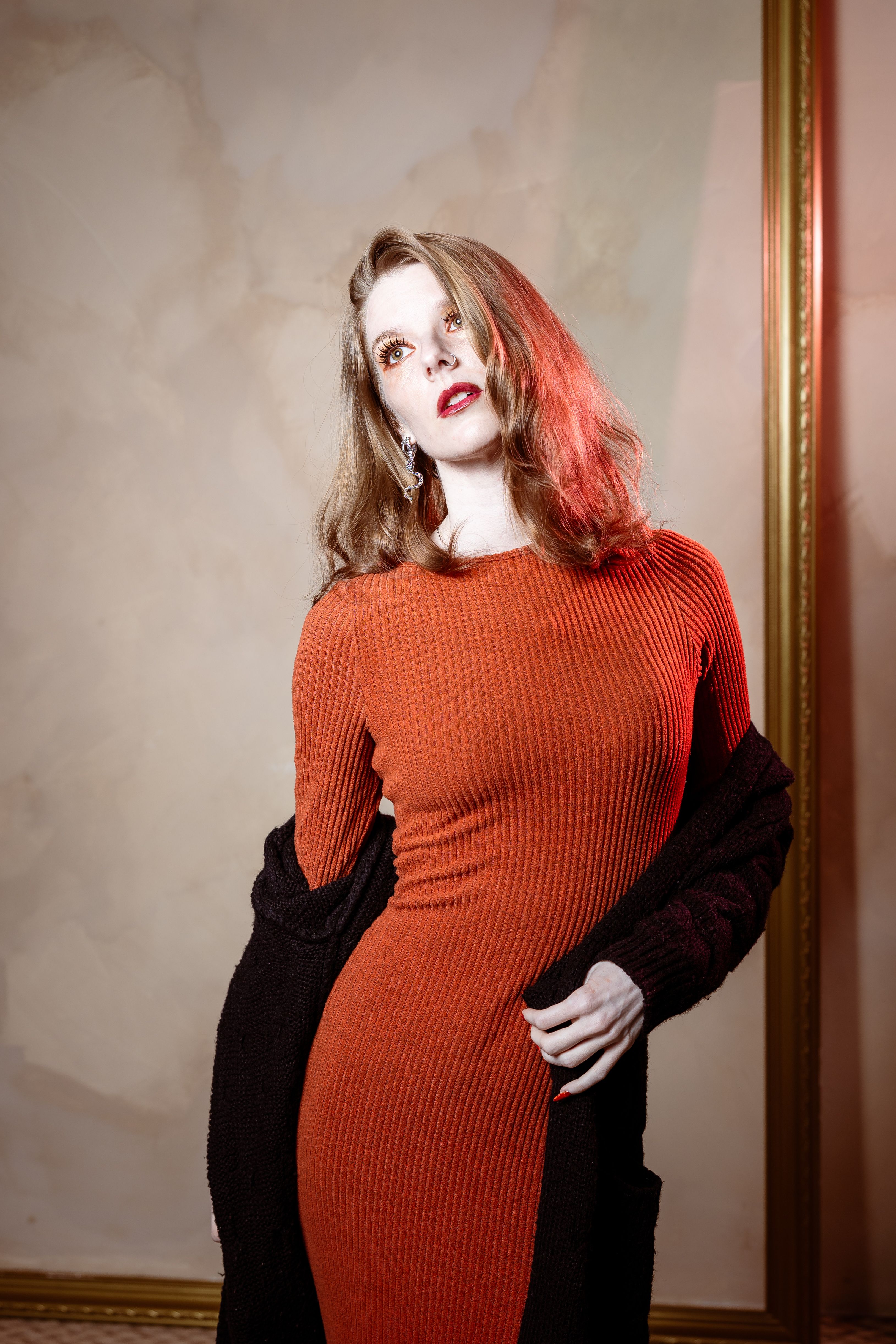 Blusa de Frio Gola Alta Preta