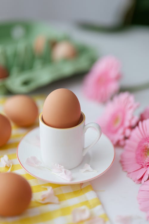 Free Egg in a Cup Stock Photo