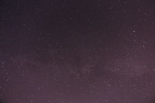 Free Beautiful star-filled night sky showing the Milky Way galaxy. Stock Photo