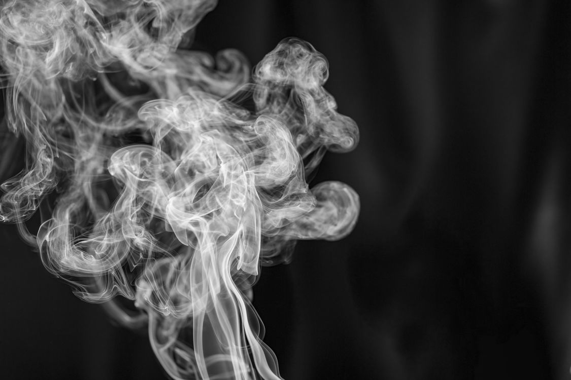 Abstract Swirl Pattern Background Ethereal Smoke Swirls on Dark Background · Free Stock Photo