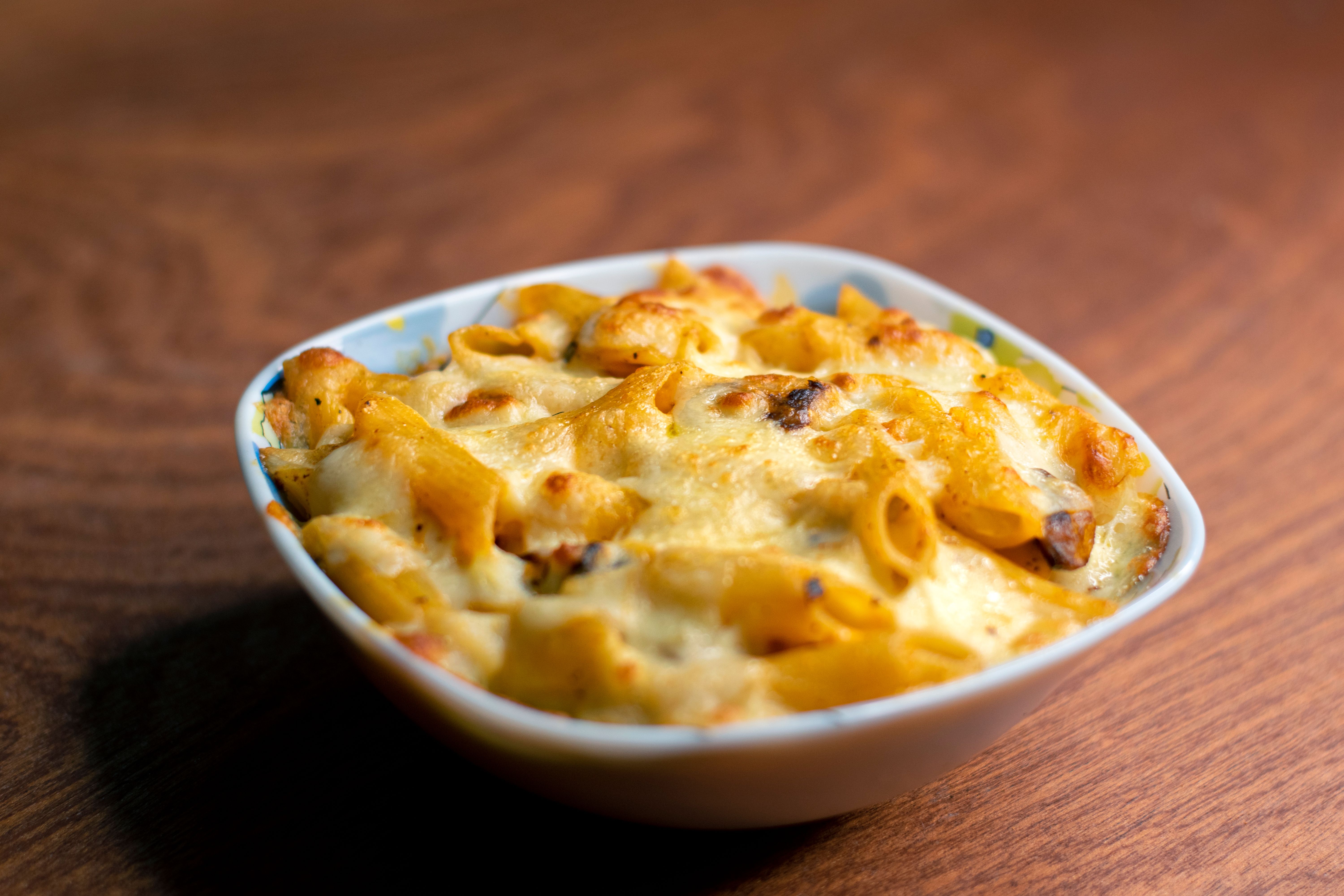 Budget Baked Penne with Ground Beef and Carrots