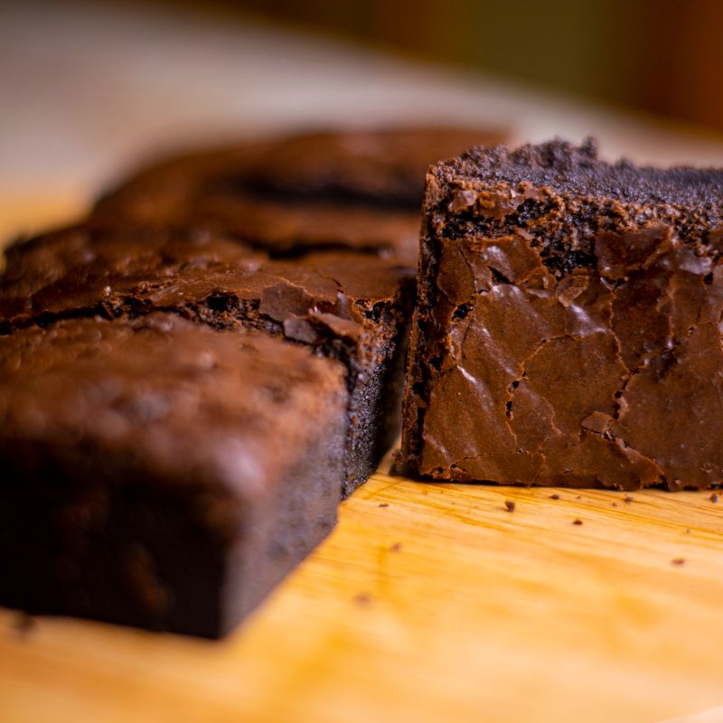 Vegan Sourdough Discard Beet and Cacao Brownies