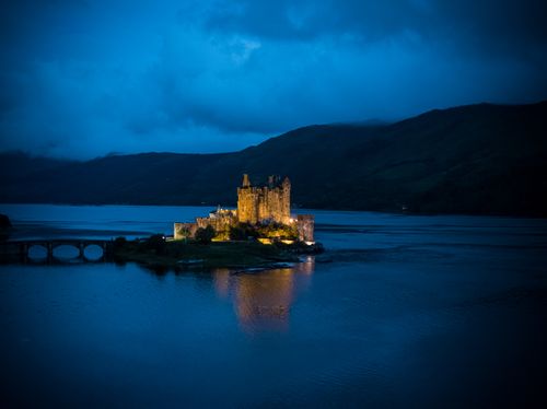 Free stock photo of beautiful, castle, clouds Stock Photo