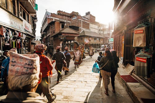 People Walking On Street