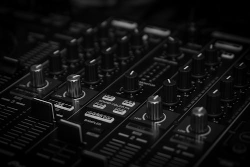 Free 
A Close-Up Shot of an Audio Mixer Stock Photo