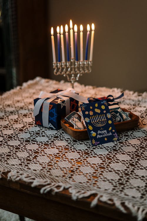 Ingyenes stockfotó ajándék, asztal, bar mitzvah témában Stockfotó