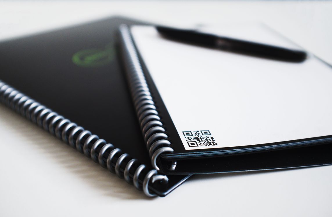 Close Up Shot of a Notebook · Free Stock Photo