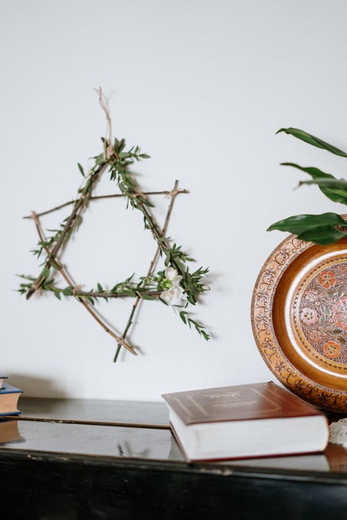 Star of David Made of Branches