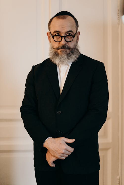 Portrait of a Bearded Man With Glasses