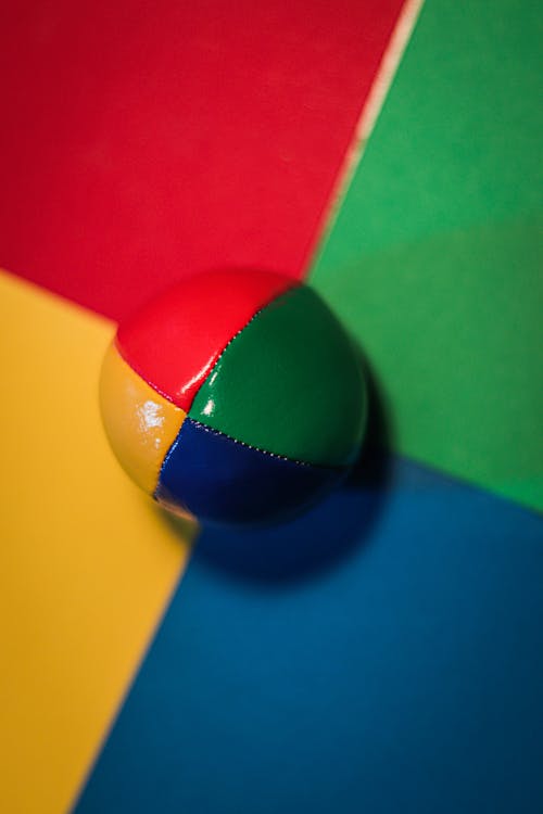 Red Yellow Blue and Green Ball