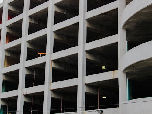 Free stock photo of abandoned building, dark, geometric pattern