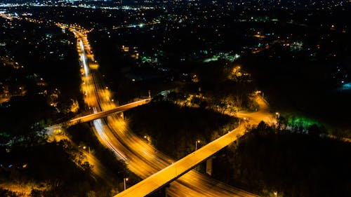 Night City Lightning Top View Wallpapers Night City Lightning Top View Wallpapers