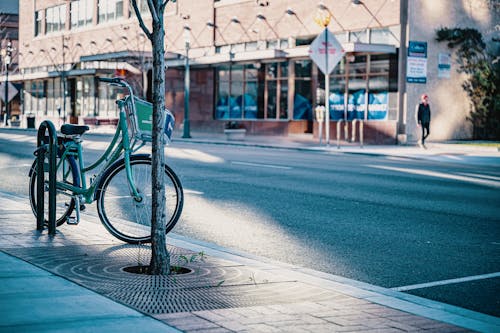 Photo Of Bicycle On Side Street