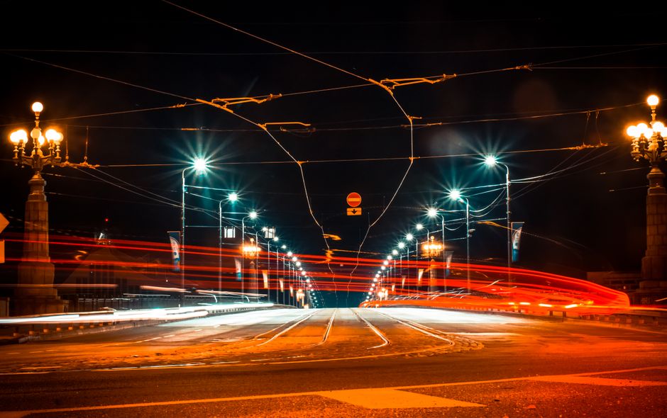 Smartphone displaying a fast 5G internet speed test result in Riga, Latvia