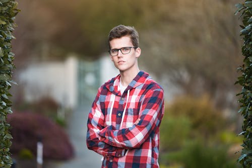 A Man Wearing Eyeglasses 