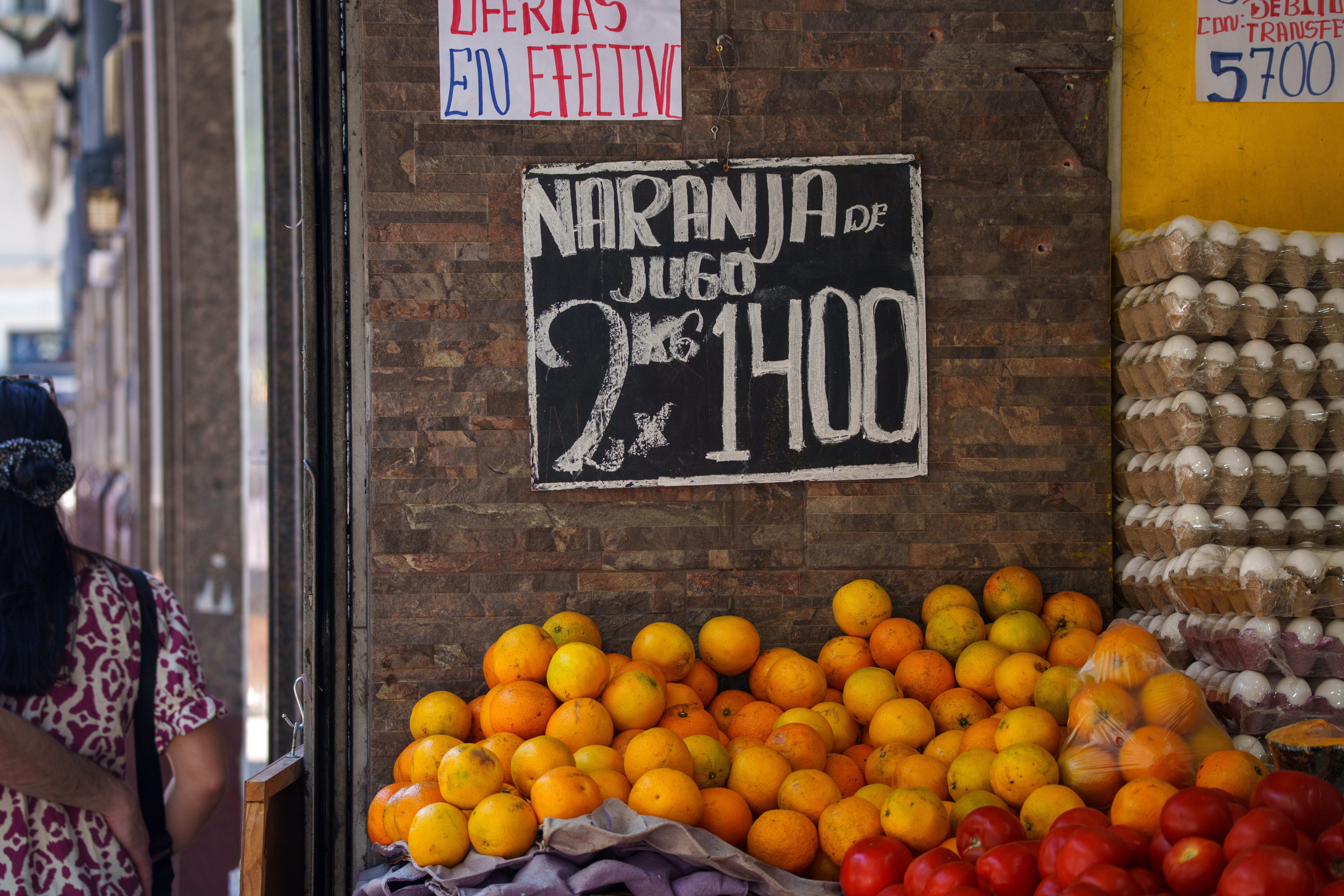 Argentina Food Prices Rise 0.59% in One Week