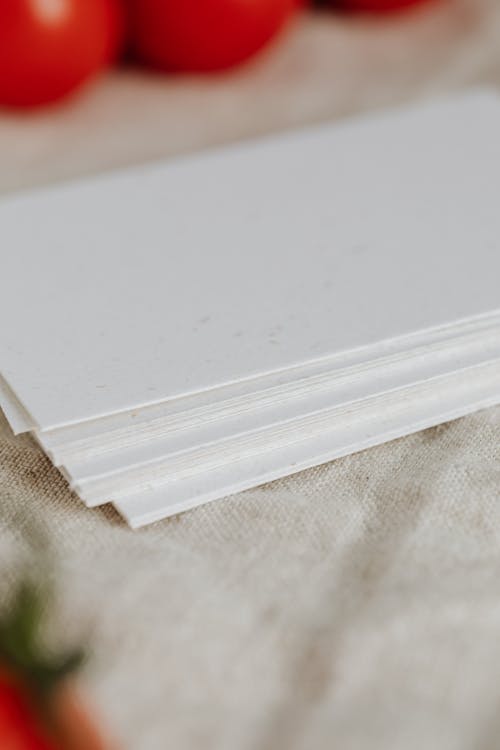 Photo Of Stacked Clear Papers