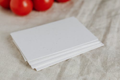Free Close-Up Photo Of Stacked Clear Papers Stock Photo
