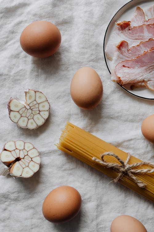 Fotobanka s bezplatnými fotkami na tému čerstvosť, cesnak, cestoviny