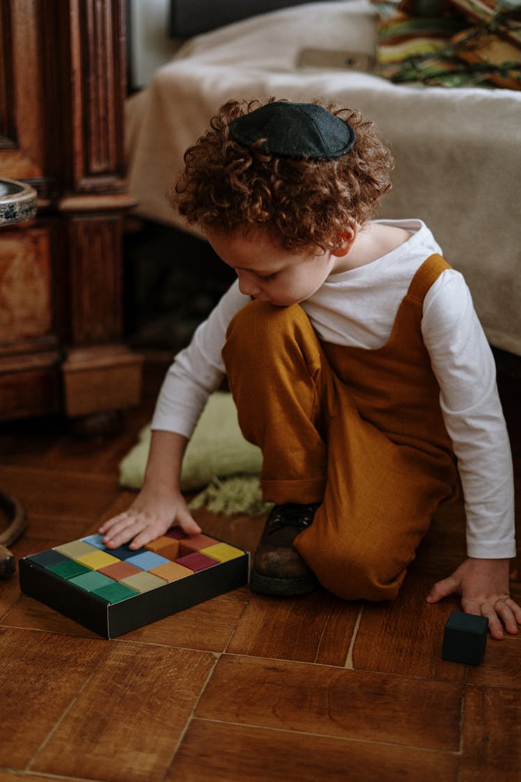 Small Boy With A Kippah