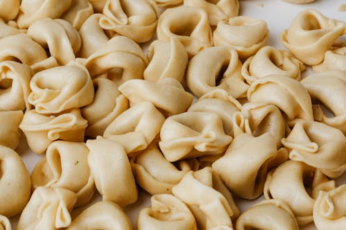 Uncooked Pasta In Close-up View
