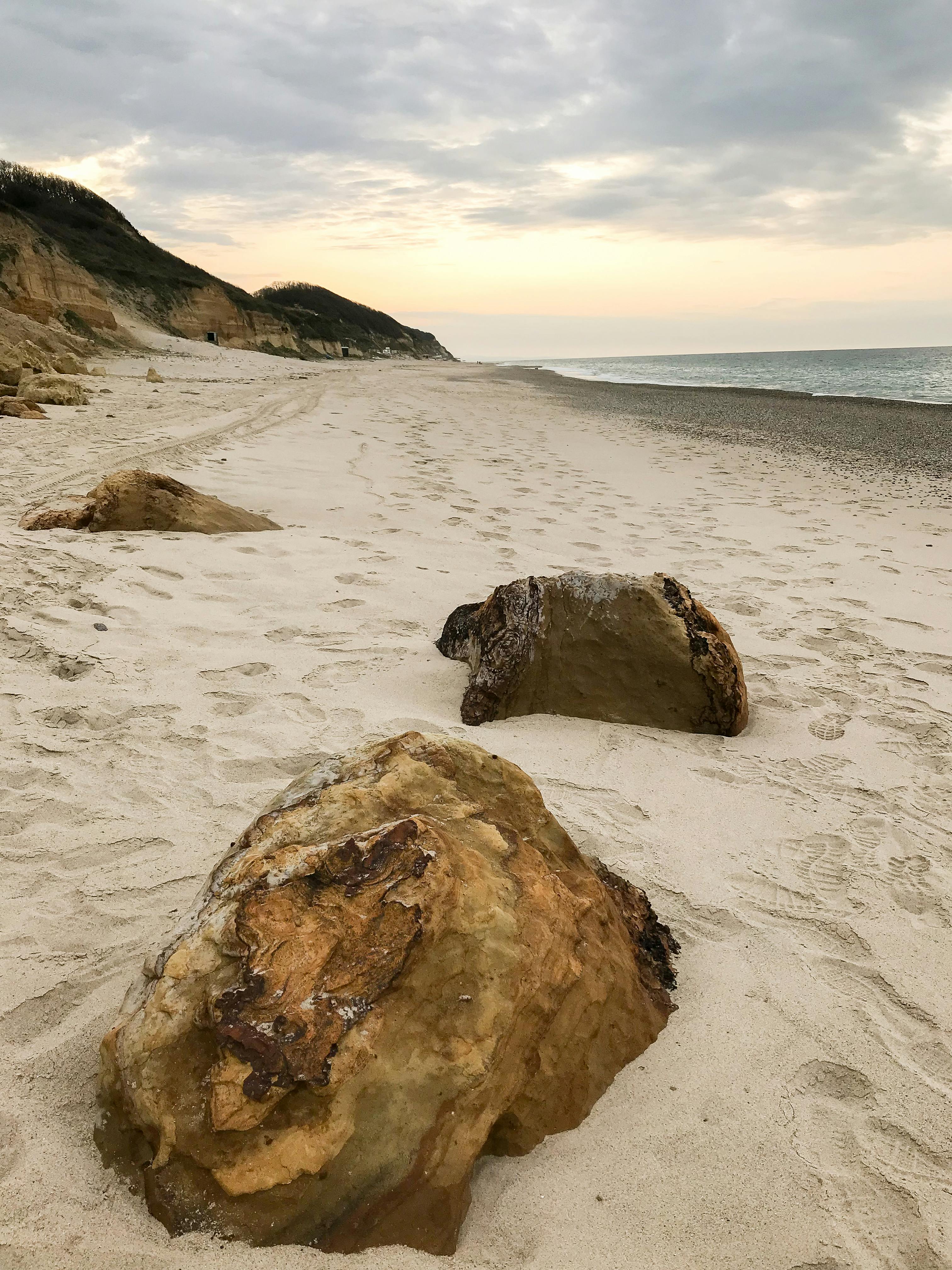 Sunset over tennis courts