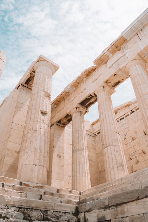 Free Photo Of Ancient Columns During Daytime Stock Photo