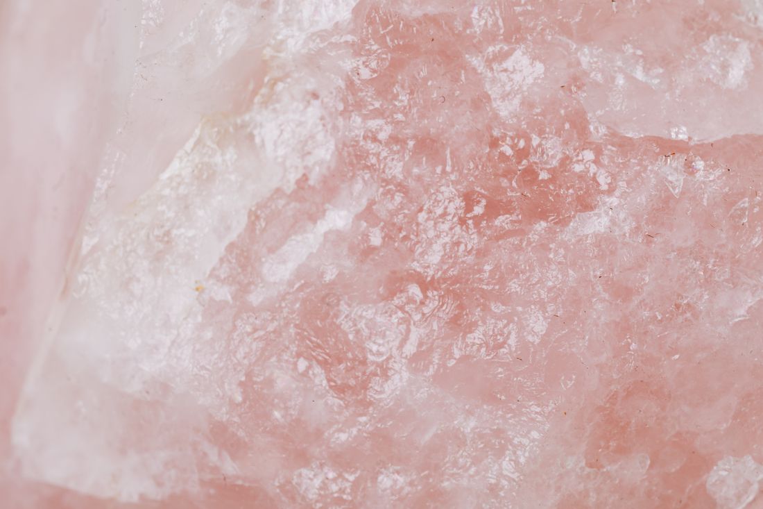 Natural rose quartz texture