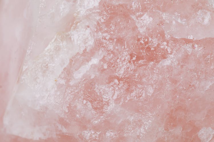 Close-Up Photo Of Rose Quartz