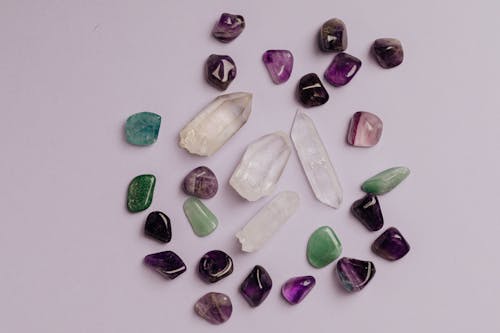 Δωρεάν στοκ φωτογραφιών με flatlay, quartz, rock