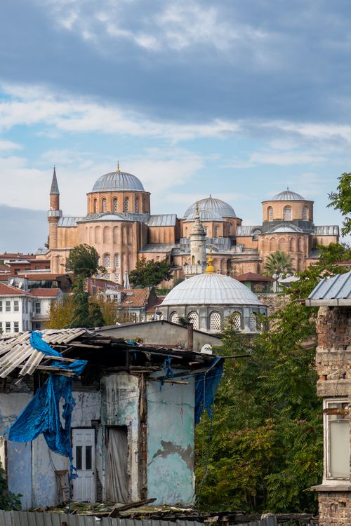 Free Majestic view of the Church of the Holy Saviour in Chora, Istanbul. Stock Photo