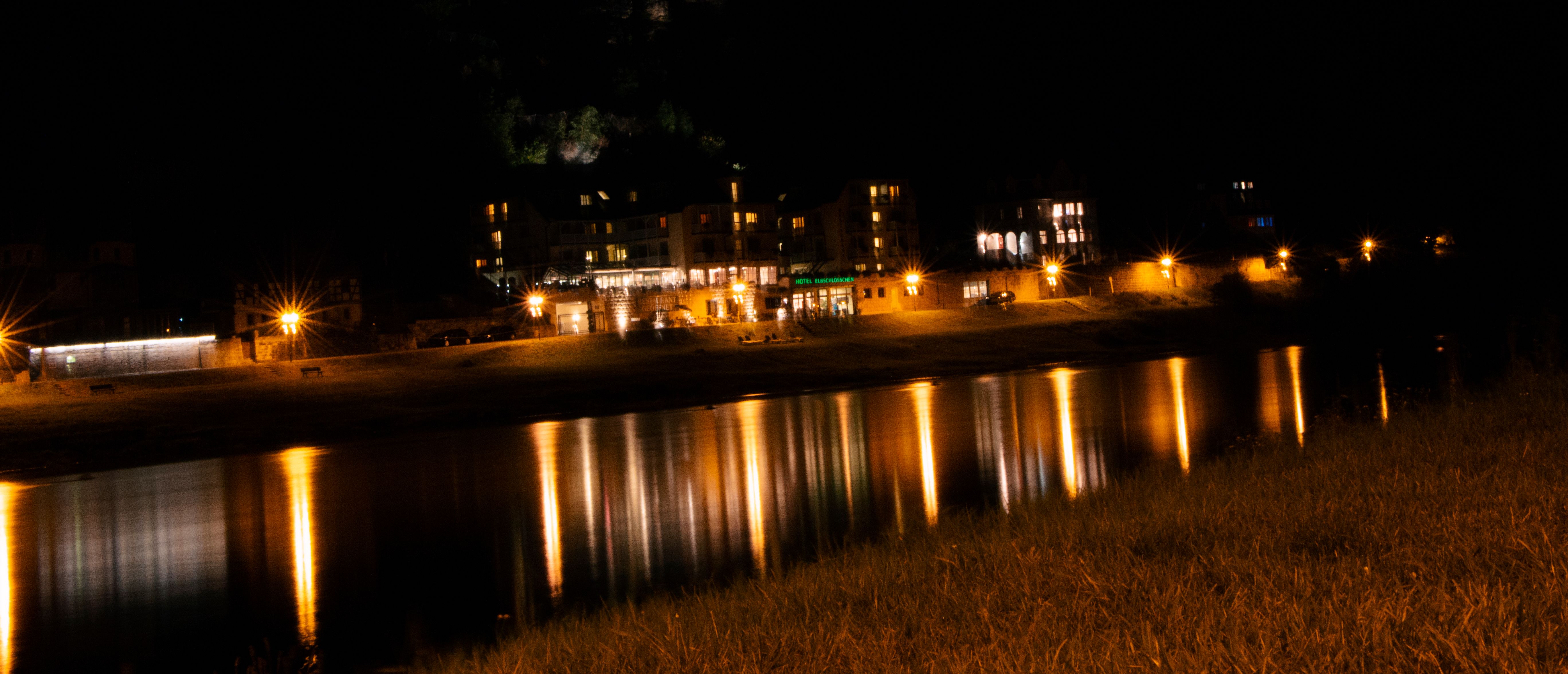 Freshly baked bread on a wooden table